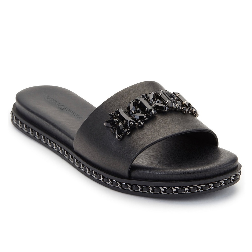 Karl Lagerfeld Paris Bijou Slide Sandal